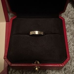 Cartier Love Ring ❤️ Silver